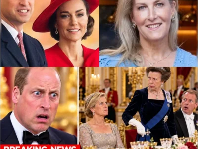 William fica chocado quando Sophie se recusa a levantar-se depois de Anne reclamar o seu lugar num banquete no palácio – H