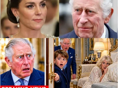 O Rei Carlos fica chocado por o príncipe Louis descobrir Camilla escondida no seu quarto privado! -H